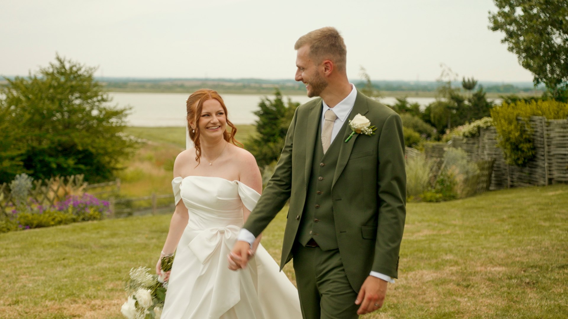 Kent wedding videographer - Abigail and Henry at The Harty Estate