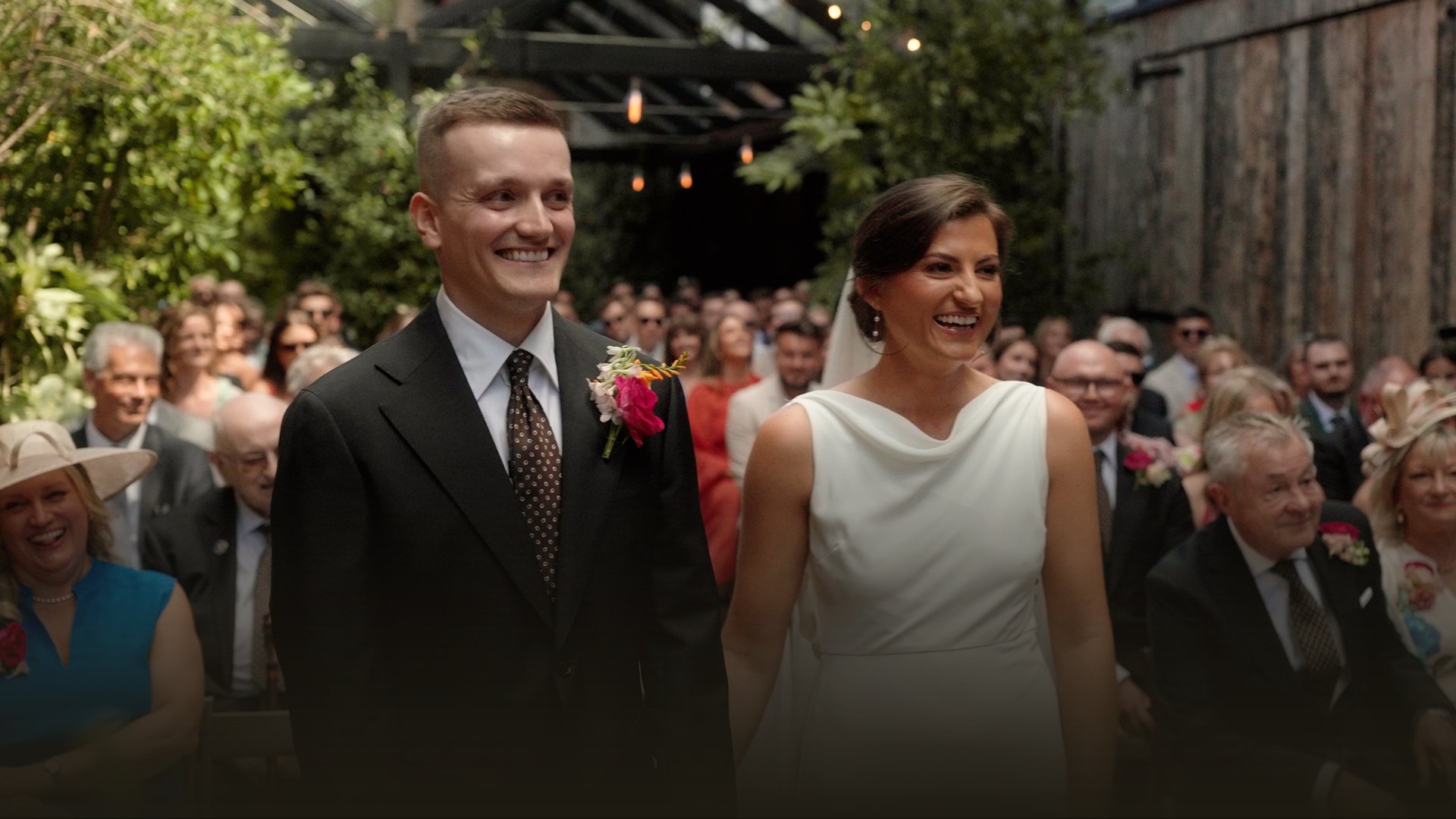 Emma & George wedding film at 100 Barrington Road, London - Steer Media wedding videographer