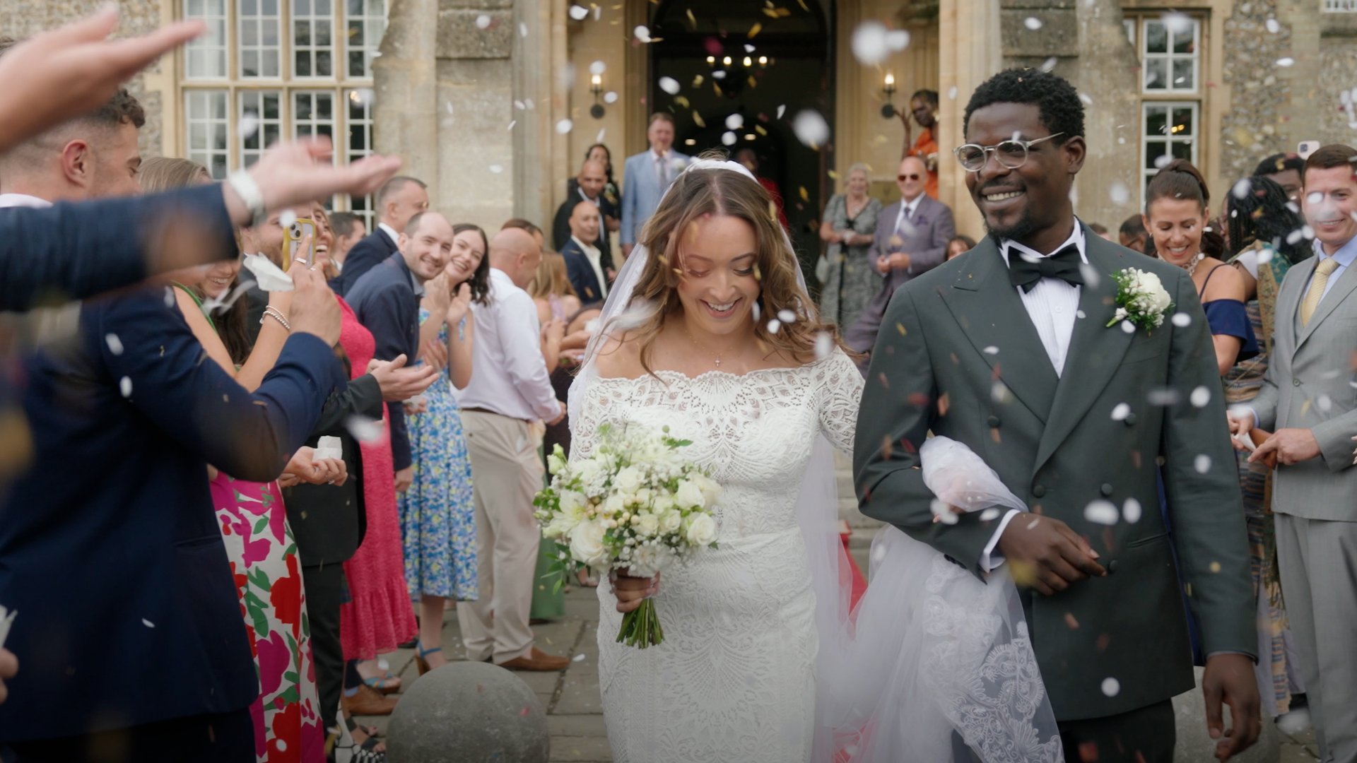 De Vere Horsley Towers wedding videographer Surrey - Laura and Ange wedding film by Steer Media